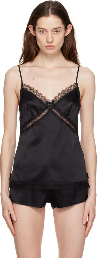 Agent Provocateur Black Gisele Camisole