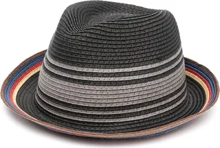 Stripe-Detail Sun Hat