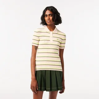 Women’s Organic Cotton French Made Striped Polo
