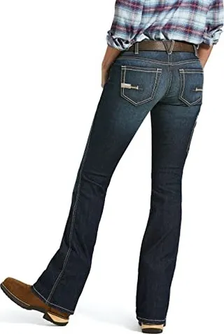 Ariat Female Rebar DuraStretch Riveter Boot Cut Jean Hallow 16