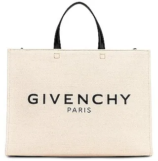 Givenchy Medium G Tote Shopping Bag in Beige