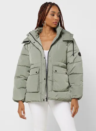 Puffer Pocket Detail Jacket