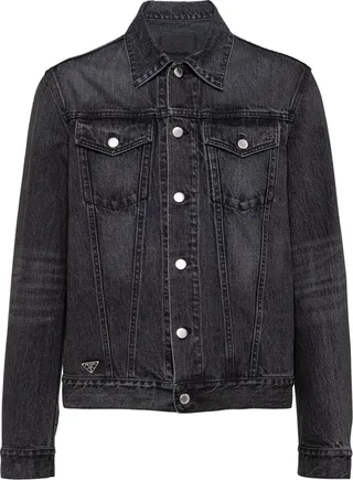 Logo-Patch Denim Jacket