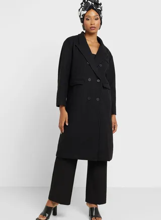 Double Breasted Lapel Coat