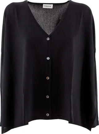 V-neck Wool Cardigan