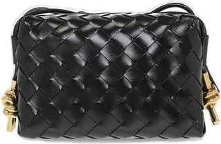 Bottega Veneta Mini Loop Woven Crossbody Bag