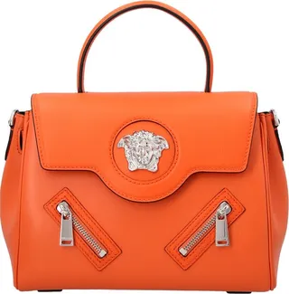 Versace La Medusa Zip-Detailed Tote Bag