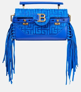 B-Buzz 19 suede shoulder bag