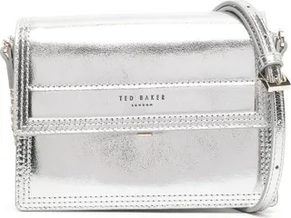 Leather Metallic Crossbody Bag