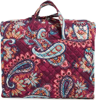 Vera Bradley Women's Recycled Cotton Grand Hanging Organizer Paisley Jamboree