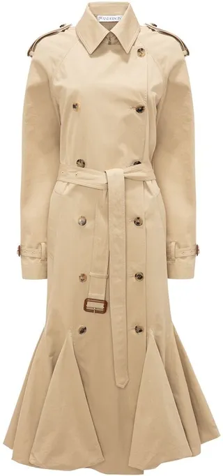 Cape Detail Trench Coat