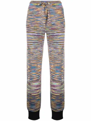 Signature-Knit Track Pants