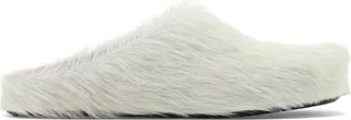 Marni Round Toe Slip-On Slippers
