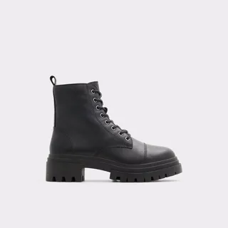 Warm Lined Combat Boots - Lug Sole Warm Lined Combat Boots - Lug Sole