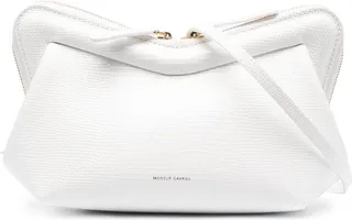 Frame logo-print leather shoulder-bag