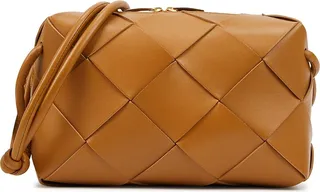 Bottega Veneta Cassette Intrecciato Small Leather Camera Bag