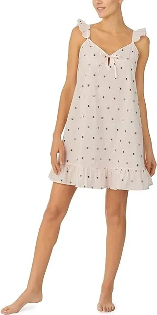 Kate Spade New York Cotton Poplin Chemise (Busy Bee) Women's Pajama