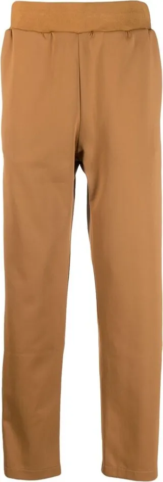 Stripe-Detail Straight-Leg Trousers