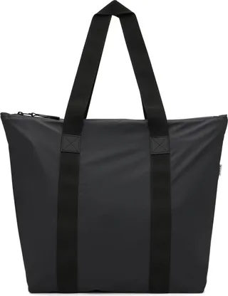 RAINS Black Rush Tote