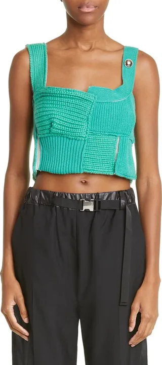 Patchwork Knit Camisole