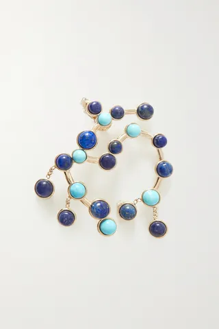 Chloé - Zodiac Sagittarius Gold-tone Multi-stone Single Earring - One size