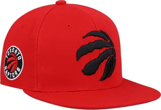 Men's Mitchell & Ness Red Toronto Raptors Core Side Snapback Hat