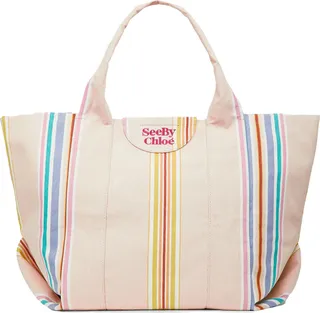 Letizia Tote Bag With Multicolored Details