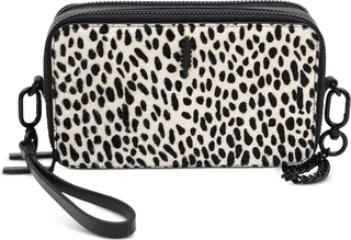 Thacker Ronnie Animal Print Calf Hair Small Crossbody