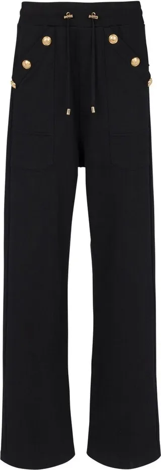 Drawstring Organic-Cotton Track Pants