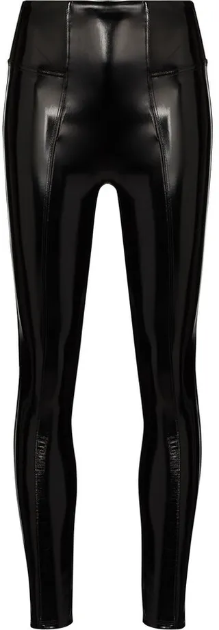 High-Rise Faux-Leather Leggings