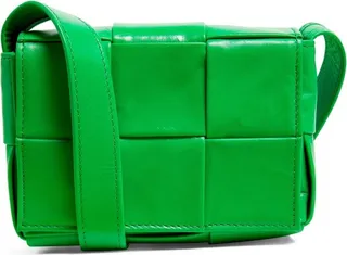 Bottega Veneta Mini Leather Cassette Cross-Body Bag
