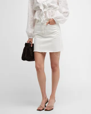 Le High N Tight Denim Mini Skirt