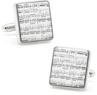 Classical Sheet Music Cuff Links