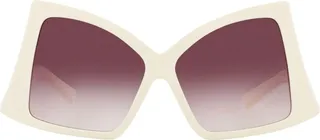 Valentino Eyewear Geometric Frame Sunglasses