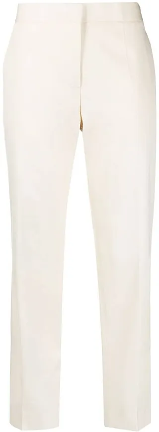 High-Waisted Cropped Trousers