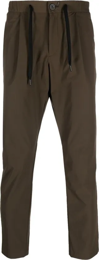 Drawstring-Waist Cropped Trousers
