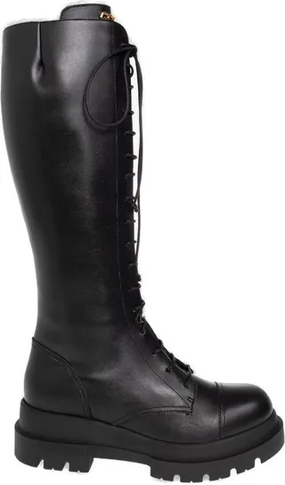 Giuseppe Zanotti Rounf Toe Lace-Up Boots