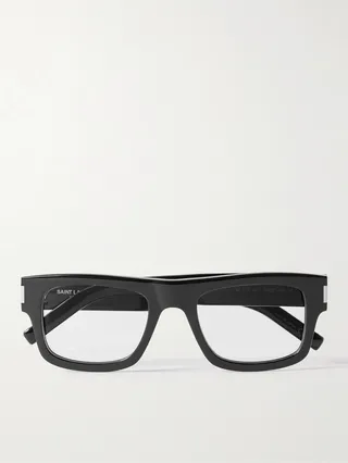 Square-Frame Acetate Optical Glasses