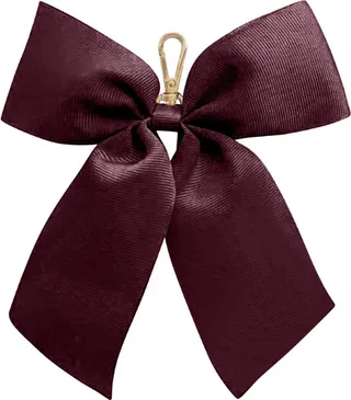 Johnny Loves Rosie - Burgundy Eloise Bow Keyring
