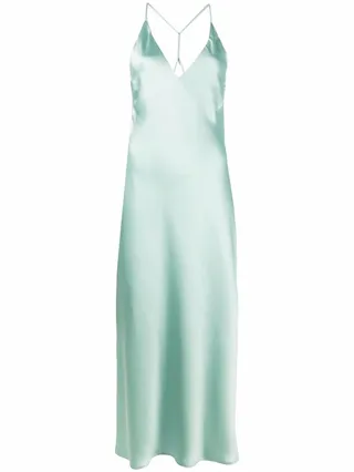 V-neck strappy dress