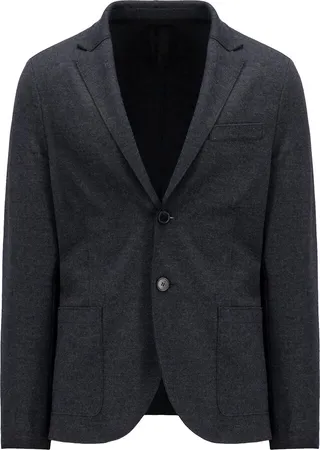 2-button Jacket In Virgin Wool