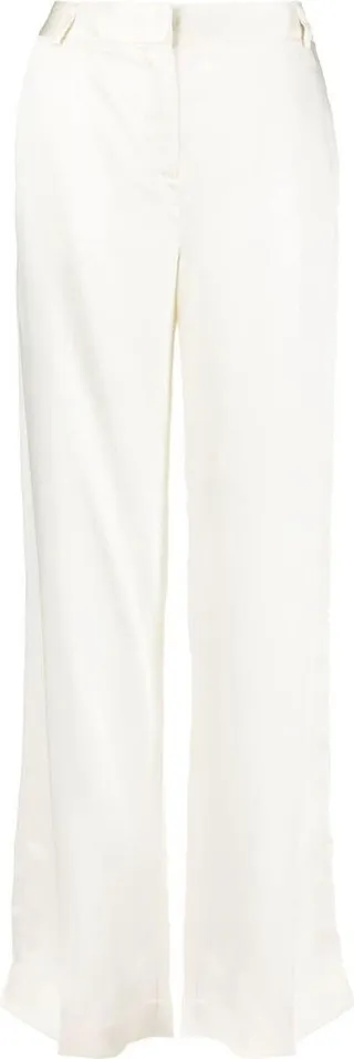 High-Waisted Straight-Leg Trousers