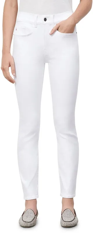Reeve High Waist Straight Leg Ankle Jeans