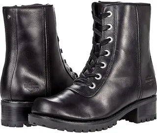 Harley-Davidson Ashby Lace-Up (Black) Women's Boots