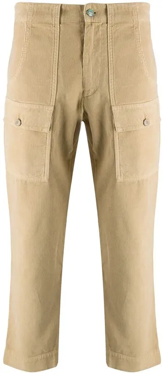 Cropped Corduroy Trousers