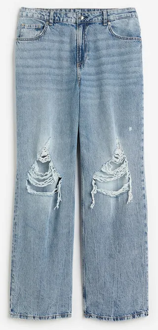 90s Baggy High Jeans