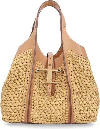 T Timeless Woven Mini Tote Bag