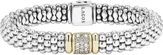 Diamond & Caviar Station Bracelet