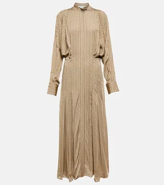 Printed midi dress