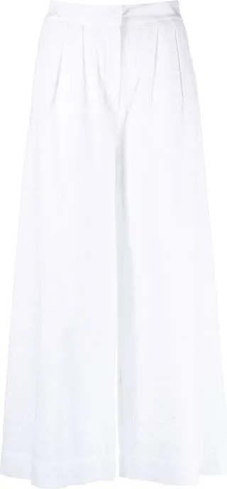 Broderie Anglaise Cropped Culottes